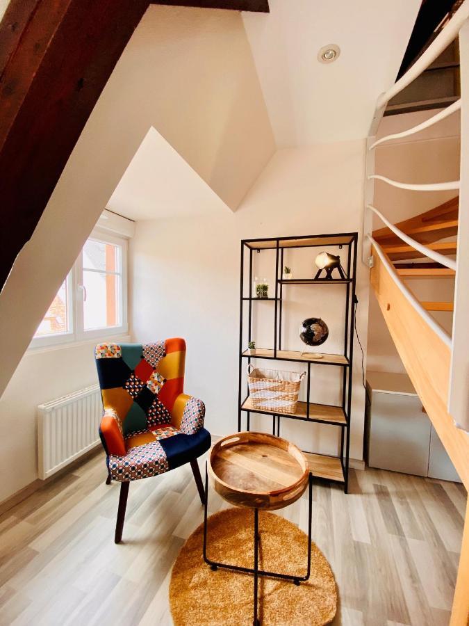 L'Envolee Alsacienne - Magnifique Appartement En Duplex ออสไตม์ ภายนอก รูปภาพ