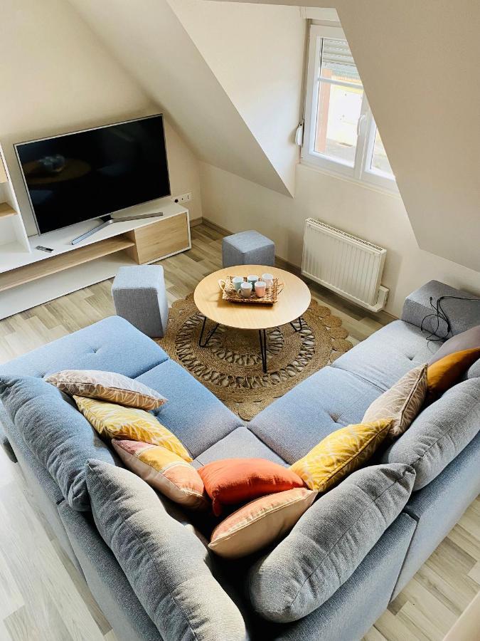 L'Envolee Alsacienne - Magnifique Appartement En Duplex ออสไตม์ ภายนอก รูปภาพ
